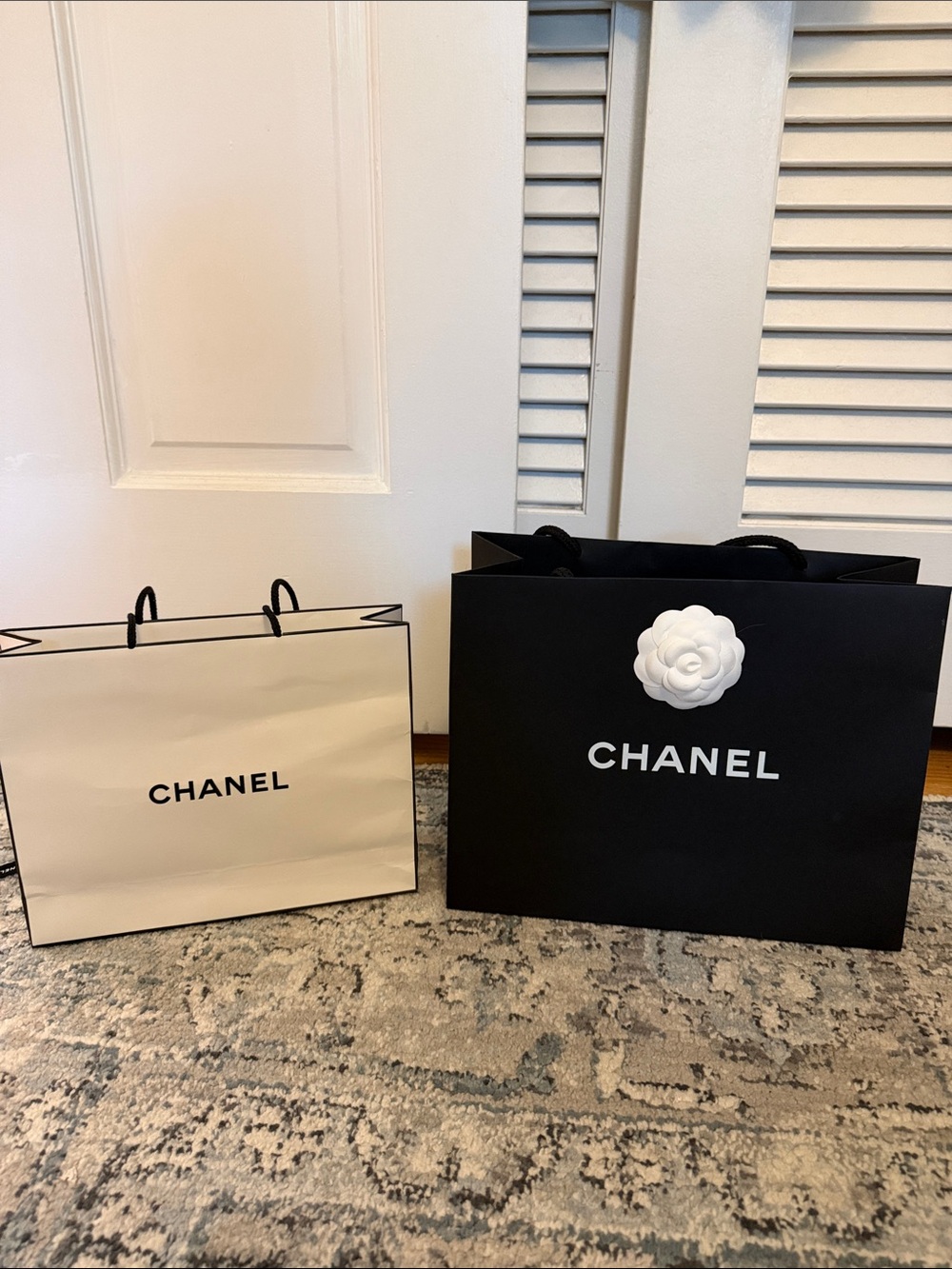 AUTHENTIC CHANEL SHOPPING BAGS